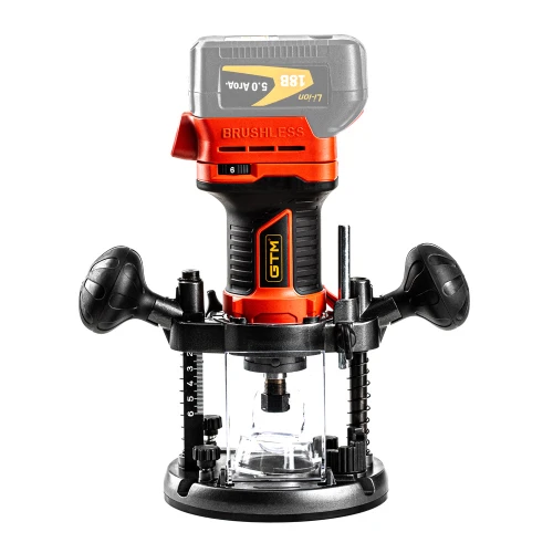 Фрезер аккумуляторный бесщеточный GTM R18/55BL без АКБ и ЗУ (R18/55BL)