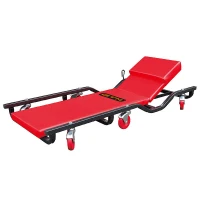 Лежак автослюсаря підкатний GTM TRH6455 з відкидним підголівником (TRH6455)