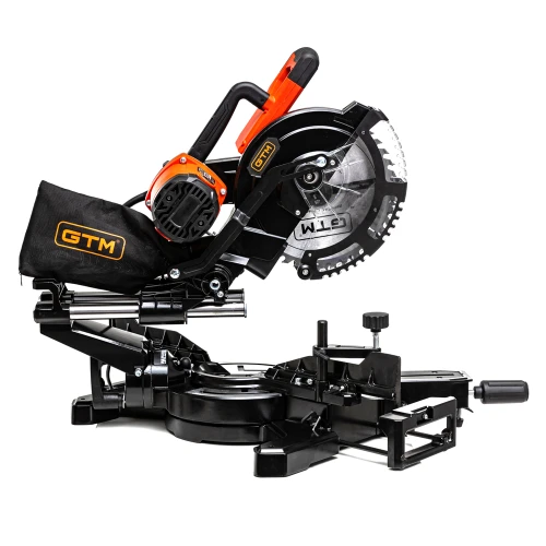 Торцювальна пила GTM HM1046 з функцією протягування та світлотіньовим цілевказівником