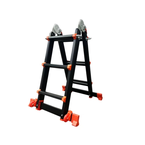 Драбина трансформер телескопічна GTM KMP403D 4*3 алюмінієва, 2,9 м