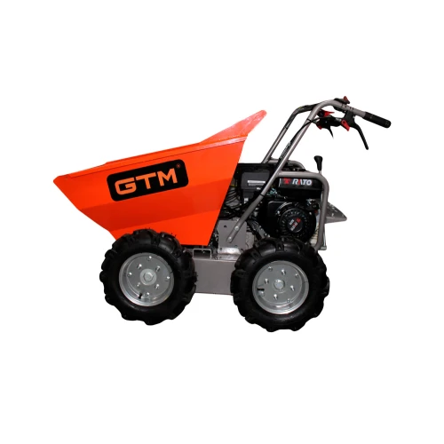 Самоходная строительная тележка думпер GTM T30 300 кг на колесах