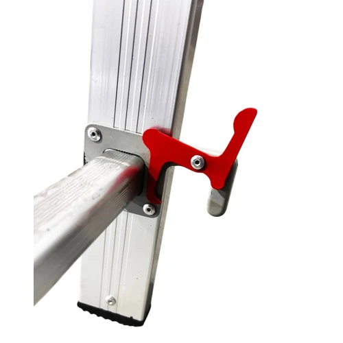 Драбина алюмінієва трисекційна GTM KME313 3x13 сходинок 3.53-8.93м (KME313)