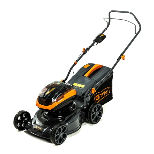 Газонокосилка аккумуляторная GTM BLM42+2 АКБ и ЗУ (BLM42_KIT)