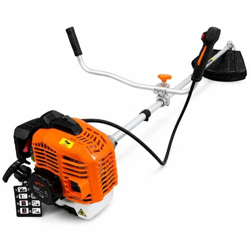Бензиновая мотокоса GTM BCI52U 1.45 кВт с ножом и косильной головкой Tap'n'Go