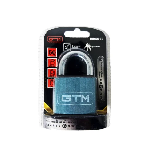 Навесной замок GTM BCG2950 50 мм