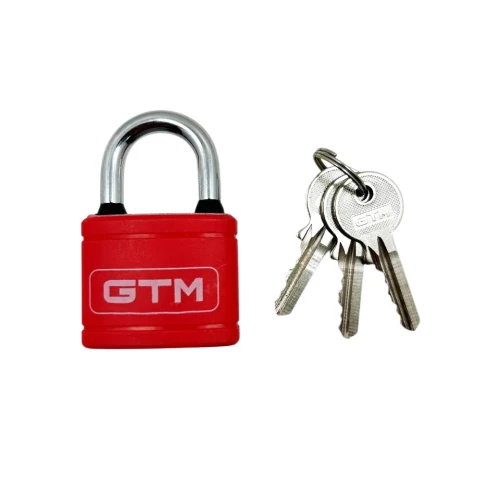 Навесной замок GTM BXG0138 PVC 38 мм
