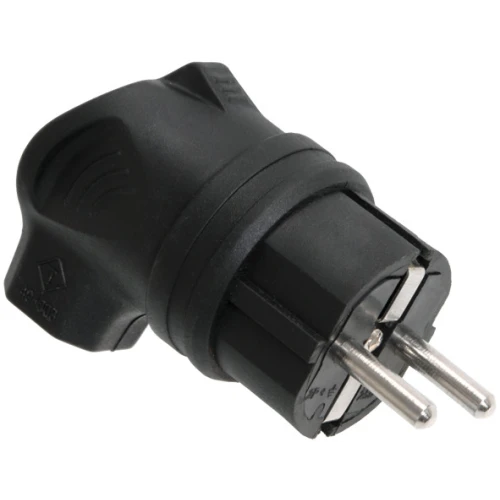 Вилка IEK PKR01-U-016-2-K02 16А кутова