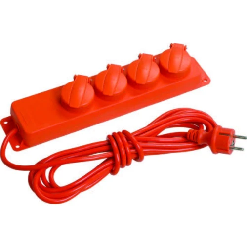 Подовжувач IEK WYP10-16-04-05-44 4 гнізда/5 метрів