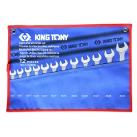 Набор рожковых ключей King Tony 1112MRN 6-32 мм, 12 шт в чехле