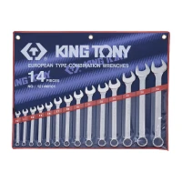 Набор комбинированных ключей KING TONY 1214MR01 (14 пред.)