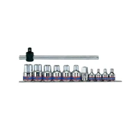 Набір головок King Tony 3/8"-1/2" E4-E20 12 пред. (7112PR)