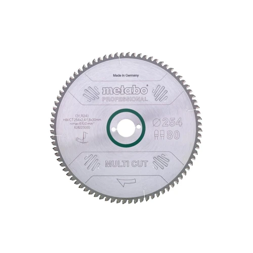 Диск пиляльний METABO Multi cut Professional 254x30 мм Z80 універсальний (628223000)