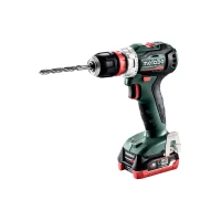 Акумуляторний дриль-шурупокрут Metabo PowerMaxx BS 12 BL Q + 2 АКБ і ЗП у кейсі (601045800)