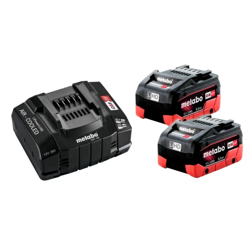 Базовий комплект Metabo LiHD 18 В 5.5 А*год 2 шт + ASC 145 (685190000)