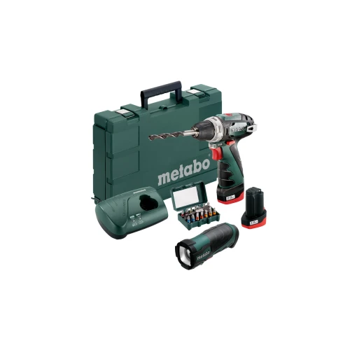 Акумуляторний ударний дриль-шурупокрут Metabo PowerMaxx BS Basic Set (600080930)