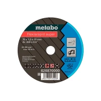 Круг відрізний Metabo Flexiarapid Super Inox 76*1.0*10 нержавіюча сталь 5 шт (626870000)