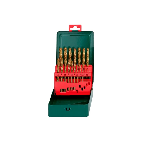 Набір свердел по металу Metabo Promotion HSS-TiN, SP 19 шт Ø 1-10 мм (627156000)