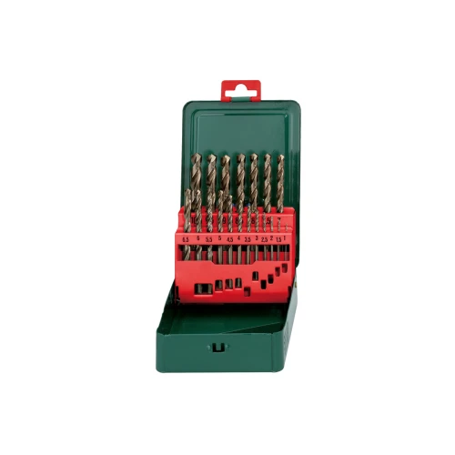 Набір свердел по металу Metabo HSS-CO SP 19 шт Ø 1-10 мм (627157000)