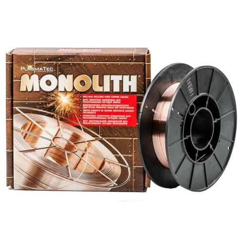 Зварювальний дріт обміднений Моноліт G3Si1 1.0 мм, 5 кг