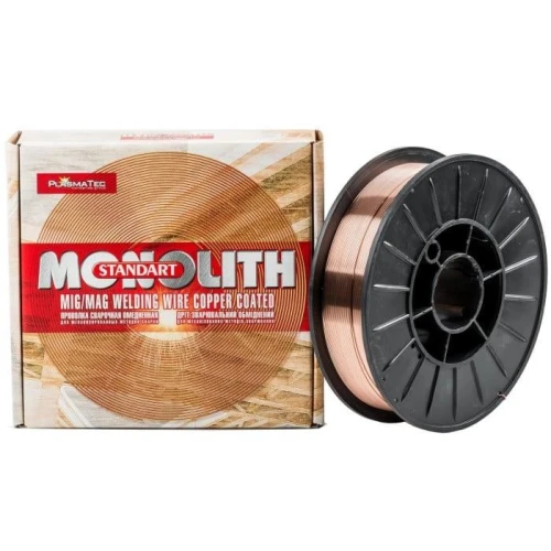 Зварювальний дріт обміднений Моноліт G3Si1 1.0 мм, 5 кг