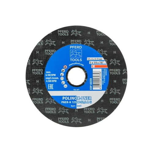 Круг повстяний шліфувальний PFERD PNER-H 12506-22,2 A G (4007220833179)