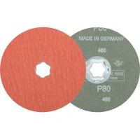 Круг шліфувальний фібровий PFERD CC-FS 125 A-COOL 80 COMBICLICK (4007220722299)
