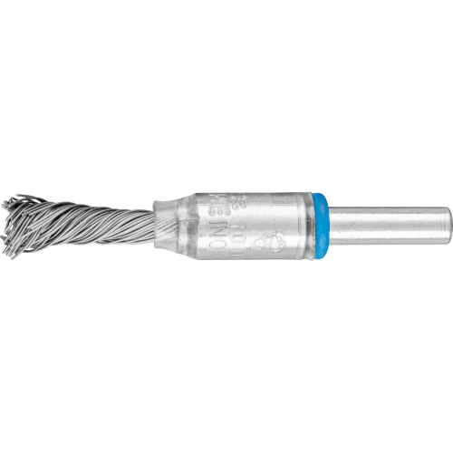 Кистевая плетеная щетка по нержавеющей стали PFERD PBGS 1010/6 INOX 0,35 SINGLETWIST (4007220659304)