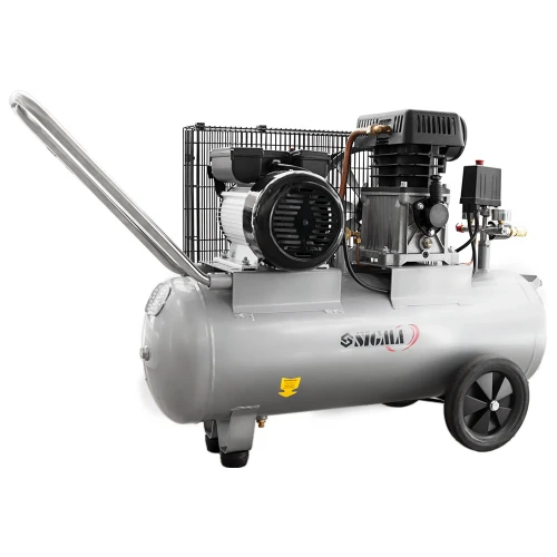 Компресор SIGMA ременний двоциліндровий 2.5кВт 335Л/хв 50л