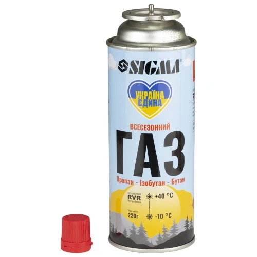 Газовый баллон всесезонный 220г RVR SIGMA