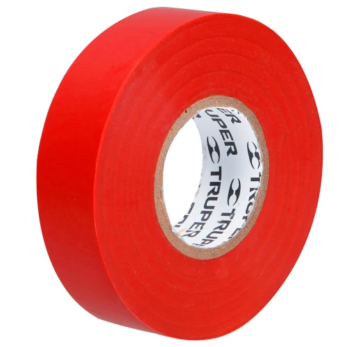 Ізоляційна стрічка червона 0,18х19мм 18м Truper M-33R