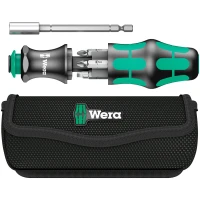 Викрутка-тримач біт Wera Kraftform Kompakt 28 у чохлі 6 од. в 1