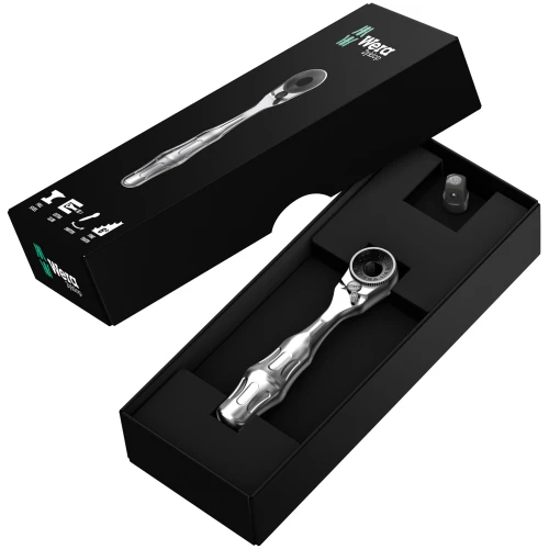 Трещетка для бит WERA Zyklop Mini 1 8001 A 1/4" SB с адаптером 1/4"