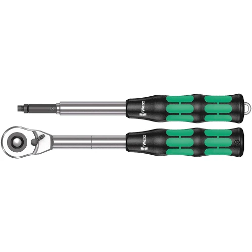 Трещотка для головок Wera Zyklop HYBRID с удлинителем 1/2", 72 зуба