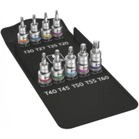 Набір головок Wera 1/2 "Torx T20-T60 9 од. в чохлі