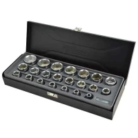 Набор головок Whirlpower 1/2" 8-34 мм 22 ед. в металическом кейсе (1614-SK09S)