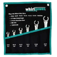 Набор разрезных ключей для развальцованных гаек Whirlpower 8-22 мм, 6 шт в чехле (1245-51-A06)