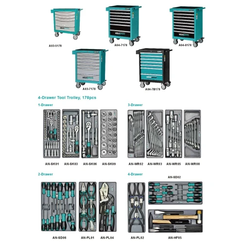Набор инструмента Whirlpower А03-7178 178 ед.