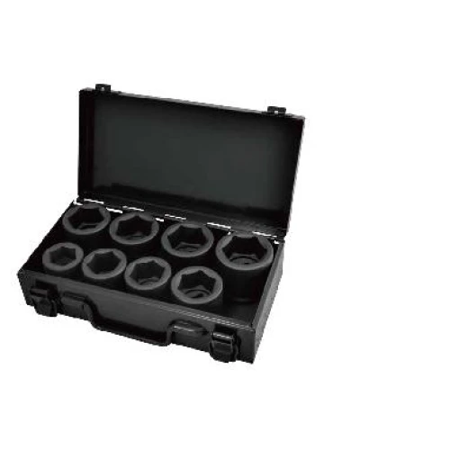 Набор ударных головок Whirlpower 3/4" 26-38мм 8ед в металическом кейсе