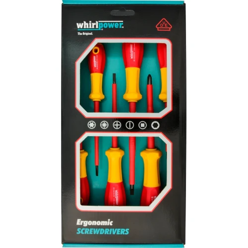 Набор отверток Whirlpower 6 шт. диэлектрических (V11-306)