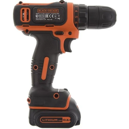 Аккумуляторный шуруповерт Black+Decker BDCDD12B (BDCDD12B)