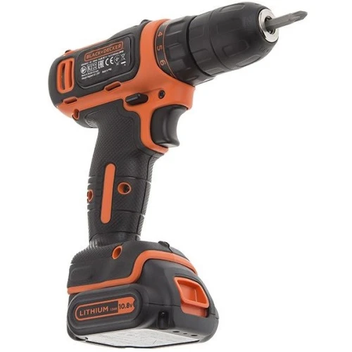 Аккумуляторный шуруповерт Black+Decker BDCDD12B (BDCDD12B)