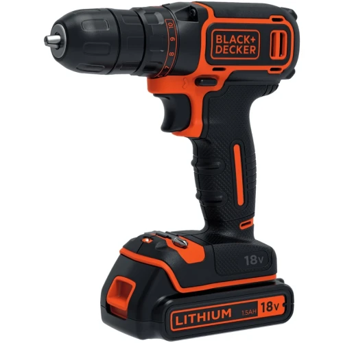 Акумуляторний шурупокрут Black + Decker BDCDC18B (BDCDC18B)