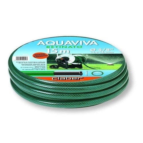 Шланг для поливу Claber Aquaviva 9001, 15 м 5/8" зелений