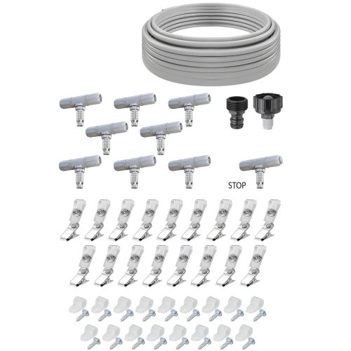 Система охлаждения воздуха микротуманом Claber 90752 HAPPY FRESH EVOLUTION 12 M KIT