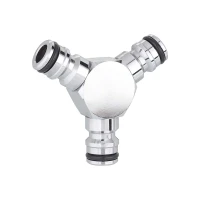 Соединитель для шлангов Claber Metal-Jet 9607 трехсторонний