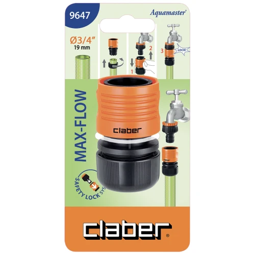 З'єднання 3/4" для поливального шланга Claber 9647