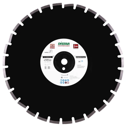 Диск алмазный DI-STAR Sprinter Plus 1A1RSS/C1S-W 500х25.4 мм для асфальта