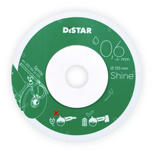 Диск алмазный DI-STAR 1A1R 125x0,6x22,23 Shine (11127457030)