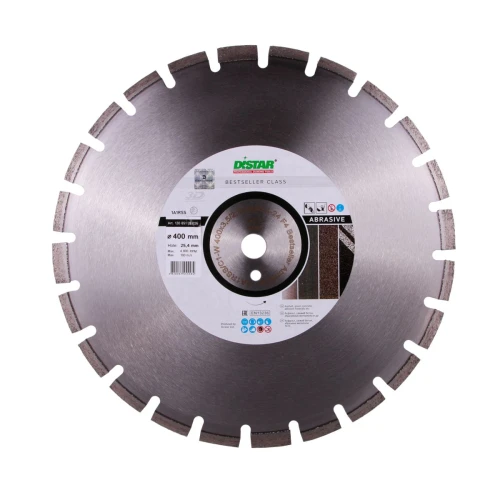 Диск алмазний DI-STAR 1A1RSS/C1-W 400x3,5/2,5x9x25,4-24 F4 Bestseller Abrasive (13085129026) для бетону та асфальту