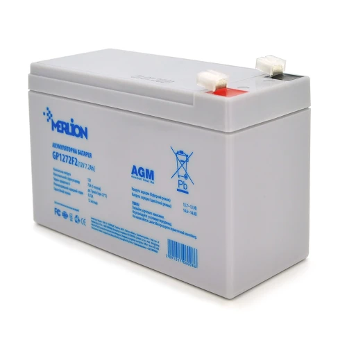 Аккумуляторная батарея для ИБП AGM MERLION GP1272F2 12V 7.2AH